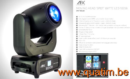 AFX Light SPOT180LED Movinghead 180W LED PRISMA