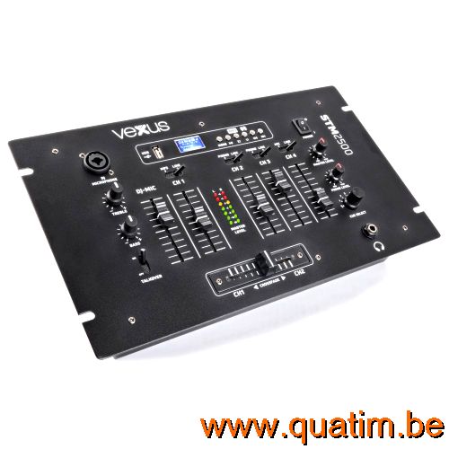 Vexus STM2500 5-Kanaals Mixer USB/MP3 met Bluetooth